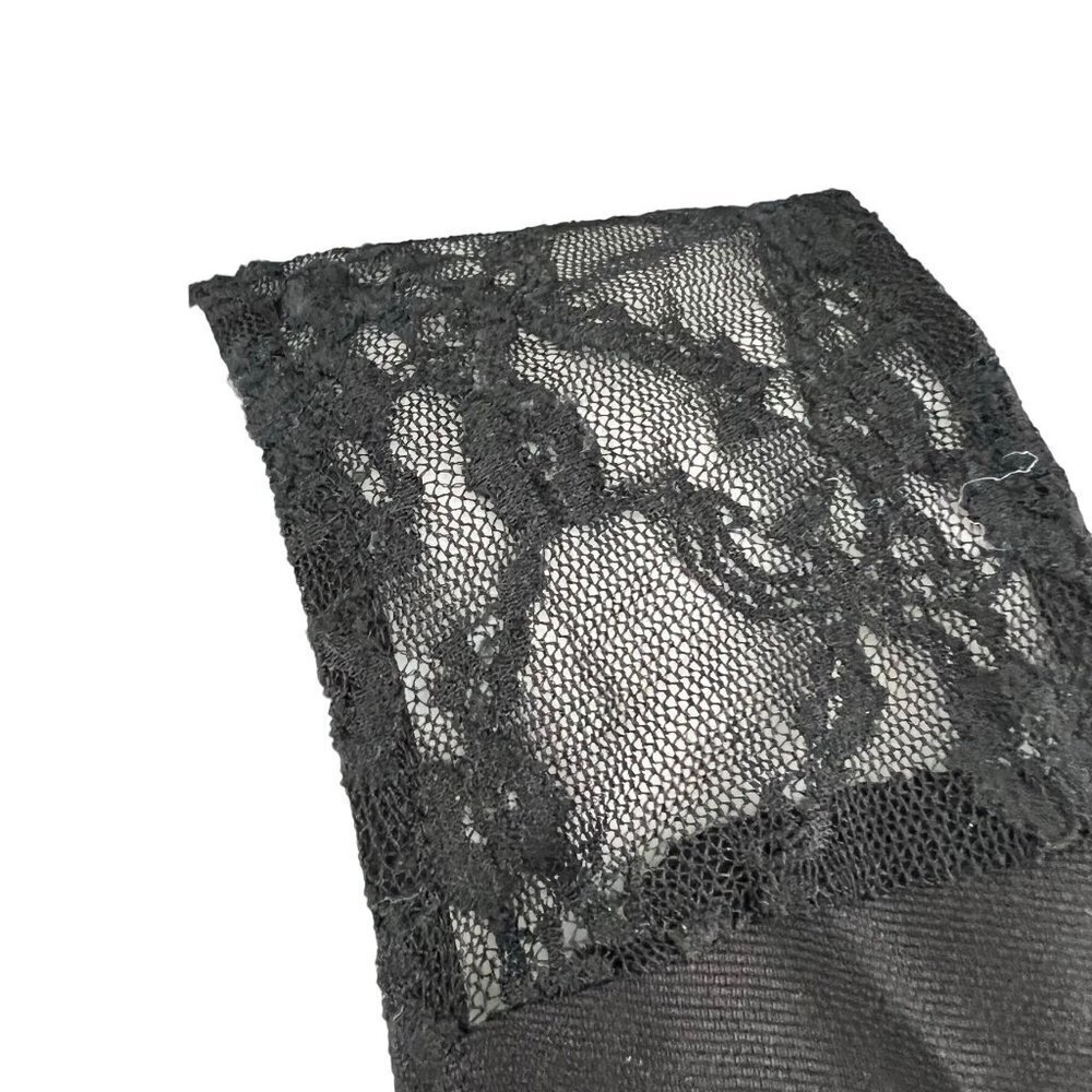 Vero Moda Black Tencel Drawstring Waist Lace Shoulder Romper Size Small - Picture 3 of 8